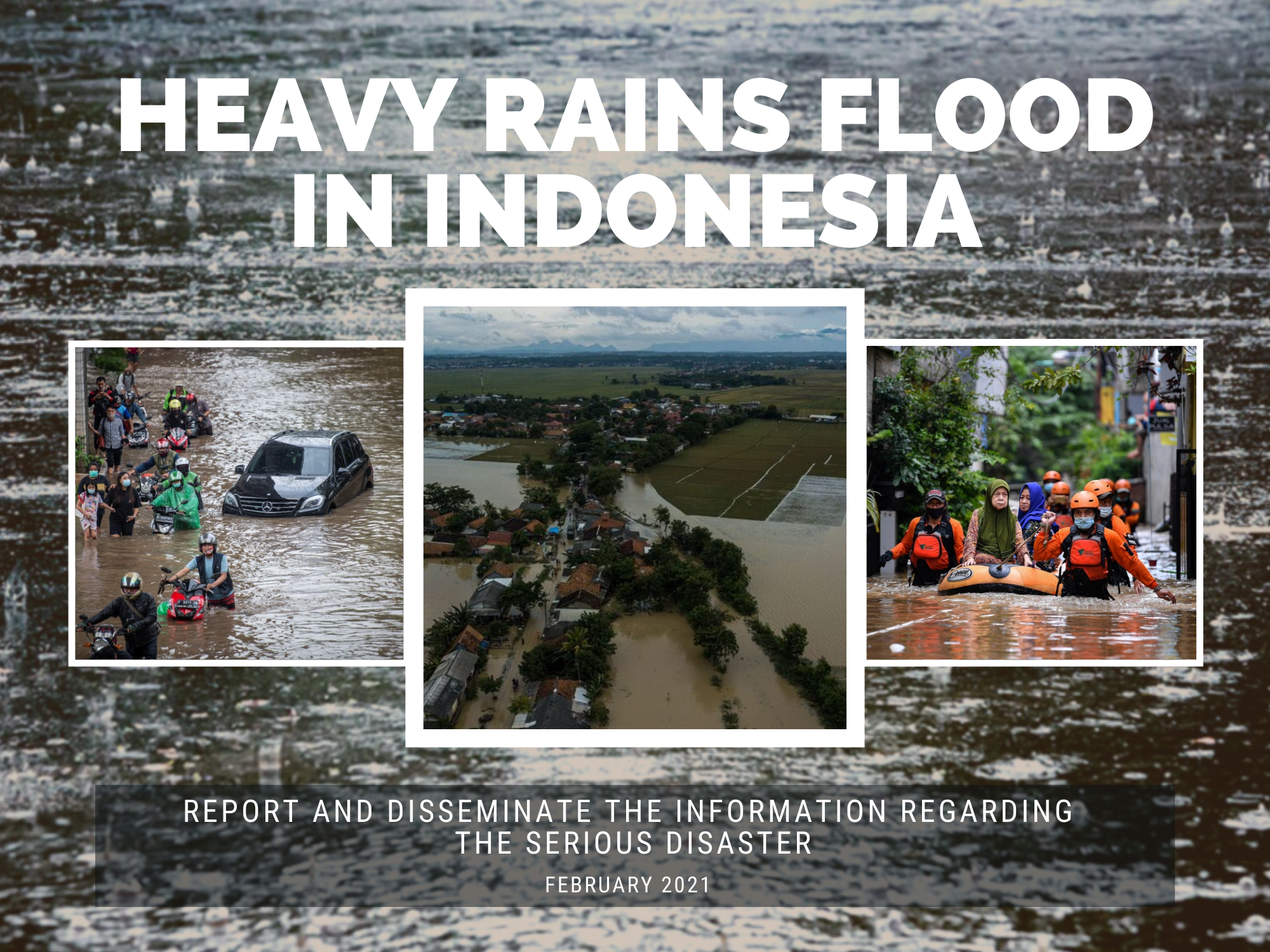 Heavy rains flood in Indonesia